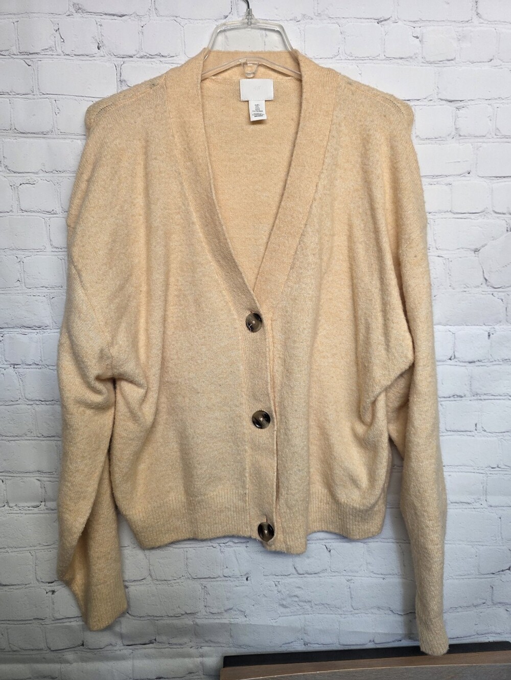 H&M Soft Peach-Tone Button Cardigan